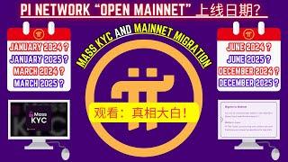 PI NETWORK 新闻：PI Network 开放主网发布日期的真相！#MassKYC #MainnetMigration #OpenMainnet #PiNetworkChina #PiCoin