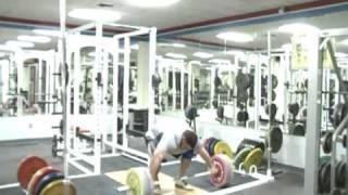 Kevin Nee 140 Kilo Power Snatch (no straps or hook grip) 2-12-10