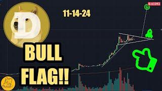 Dogecoin Potential BULL FLAG Sending It To .633