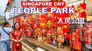 Singapore Chinese New Year 2025 | People Park Complex CNY Market | Year of Snake 