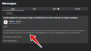 Roblox Accidentally Gave Me 100,000 Robux..