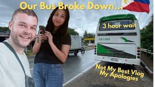 SEND HELP! Stranded 3 hours | Bus Breaks Down | A random Vlog,  Philippines  