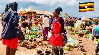 Cheapest African Food Market Day In Uganda | Rural African Village Market in uganda