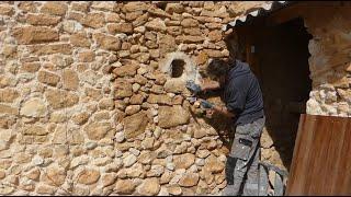 More crumbling stonework and heavy duty outdoor furniture - Spanish Finca renovation