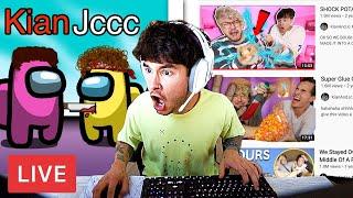 Kian Lawley plays Among Us, Reacts to KNJ moments, & more! (ft. Jc Caylen & CAM BOYS) *FULL STREAM*