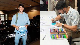 Tennis - Beijing 2024 - Carlos Alcaraz has arrived in Beijing and... has colored !