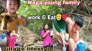 Village Young Couples  Buzy Life Helping Each Other With Love  Naga Village  || Daily Life Update