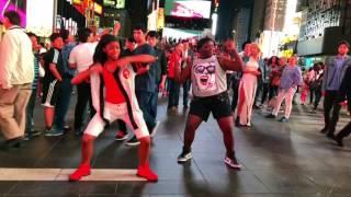 When JERSEY invades NYC "PhakeLuv Time Square Version"  YFD