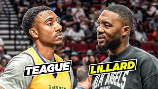 Damien Lillard Pulled Up For Jeff Teague vs Nick Young's Squad at The Big 3 & Things GOT CRAZY