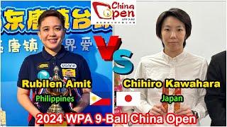 Rubilen Amit VS Chihiro Kawahara | 2024 WPA 9-Ball China Open - Last 8