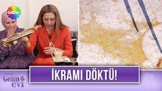 Melek gelin, Yonca gelinin ikramını bilerek mi döktü? | Gelin Evi 1006. Bölüm