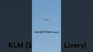 KLM (SKYTEAM Livery) B737-9K2  #klmroyaldutchairlines #b737 #airliner #avgeek #aviation #shorts