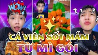 Thử làm CÁ VIÊN CHIÊN SỐT MẮM TỎI từ MÌ GÓI !? và cái kết | Boy Check #tiktok #shorts