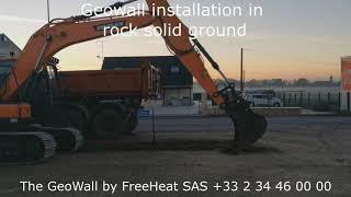 GeoWall installation - Mur Géothermique 1400 w CaleoTerre by FreeHeat SAS