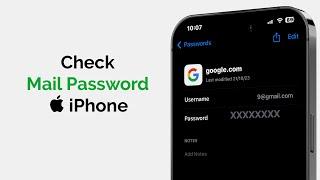 How To Check Mail Password On iPhone?