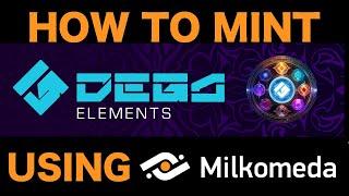 How to mint DEGA Elements on Milkomeda Network- @DEGA_org