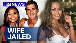 Ricky Olarenshaw's estranged wife to spend months in prison | 9 News Australia