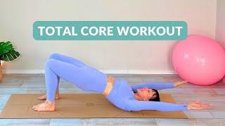 30 Minute Intermediate Pilates Total Abs & Core Workout- get a flatter tummy! At Home Pilates