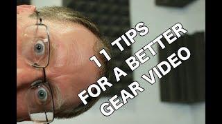 How to create a guitar gear demo on youtube... 11 tips on how to make a great gear video
