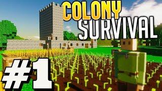 Mini Seri : Colony Survival Türkçe Oynanış - Bölüm 1