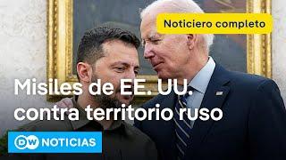  DW Noticias del 17 de noviembre: Biden autoriza a Ucrania el uso de ATACMS [Noticiero completo]