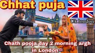 Chath puja day 2 in London uk special vlog || happy Chhat puja to everyone #chhathpuja #explore