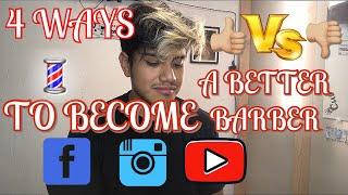 4 WAYS TO BECOME A BETTER BARBER?! | Jay Barber