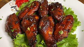 Honey BBQ Chicken Wings - Easy & Super Delicious!