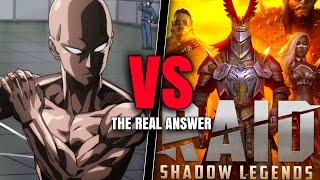 Could Saitama Beat Raid Shadow Legends?