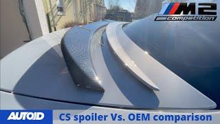 AUTOID CS Spoiler to OEM comparison | M2 Competition | F87