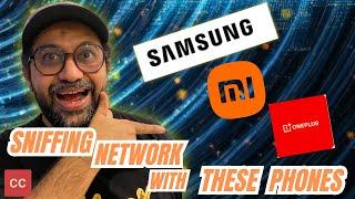 Sniffing Cellular Networks Using Samsung, Xiaomi, and OnePlus Phones