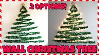 DIY Wall Christmas Tree!  How To With Kristin