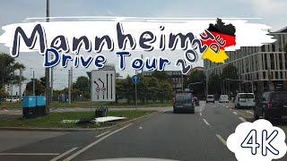 Mannheim City Tour - Driving in Mannheim 2024