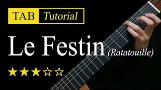 Le Festin (Ratatouille) - Fingerstyle Lesson + TAB