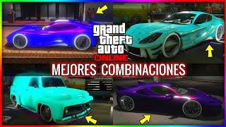 TOP 10 MEJORES PINTURAS & MEZCLAS DE COLORES Para VEHICULOS en GTA 5 Online  2021  Cjp Mystic