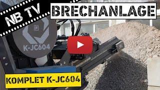 Komplet K-JC604 im Einsatz | Kompakte Brechanlage | NB Baumaschinen