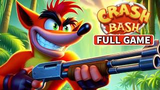 CRASH BASH - Full Gameplay 200% Walkthrough (All Crystals, Gems, Cups, Relics and Bosses) 4k