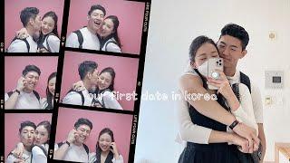 couple vlog | finally together after 4 months of ldr... our first date in Korea 