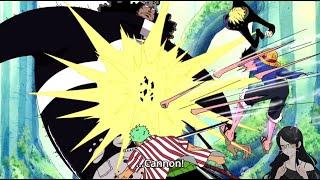 Monster Trio combination attack against Pacifista | One Piece Moment