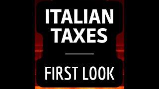 Italian Taxes Overview