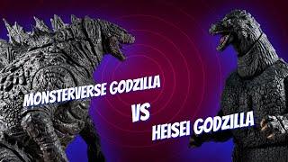 Monsterverse Godzilla vs Heisei Godzilla short stop motion 200k subs special