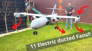 Dornier Do 31 Rc Model | The Insane Vertical Take-off in Garden | Landinggear build with ATEZR LASER