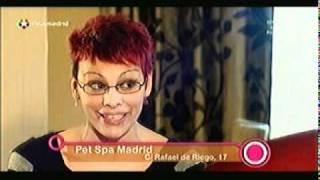 PET SPA (CENTRO BIENESTAR MASCOTAS EN MADRID) CON MARTA ROBLES EN TELEMADRID 29/01/2011