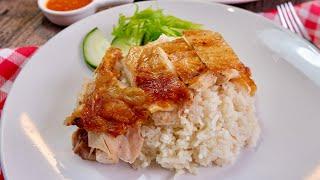 Zero Skills Required! Singapore Roasted Chicken Rice 新加坡烧鸡饭 Singapore Chinese Chicken Rice Recipe