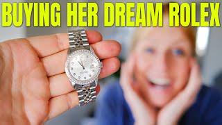 I bought her a Diamond Rolex!