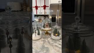 DIY Snowglobe Jars! ️ #christmas #diy