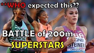 Sha'Carri Richardson vs Abby Steiner vs Gabby Thomas | 2023 USA Championship 200m