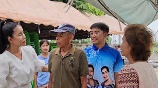 คุณแม่สุภาพ&พร้อมลูกๆ ร่วมพิธีลงเสาโรงซ้อมหมอลำเพชรลำเพลิน บรรยาศชื่นมื่น ###