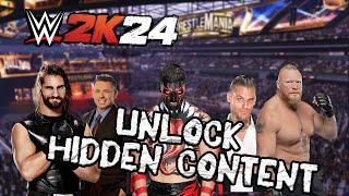 WWE 2K24 - Unlock ALL characters (including Brock Lesnar), with this step-by-step guide!