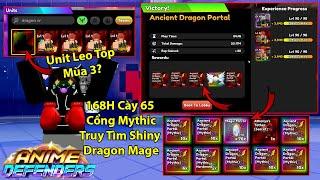 Mất 168H (7 Ngày) Tôi Cày Hết 65 Cổng Mythical Để Truy Tìm Shiny Leo TOP Mùa 3? |Anime Defenders